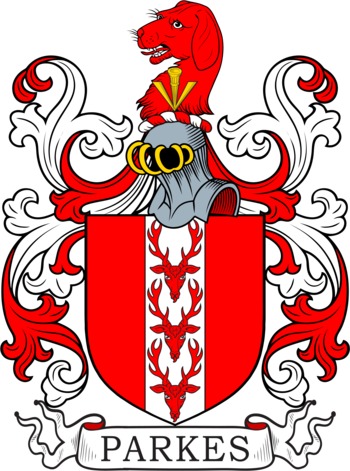 PARKES family crest PARKES family crest