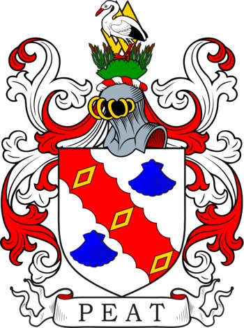 PEAT family crest PEAT family crest