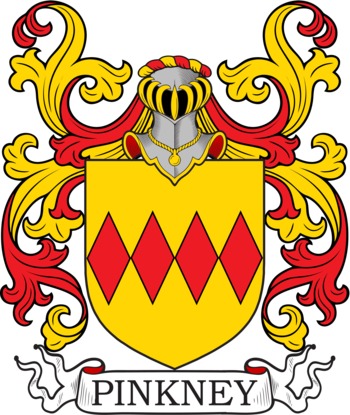 PINKNEY family crest PINKNEY family crest