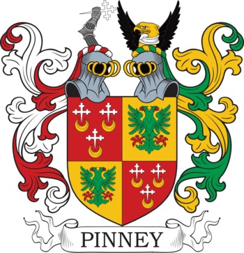 PINNEY family crest PINNEY family crest
