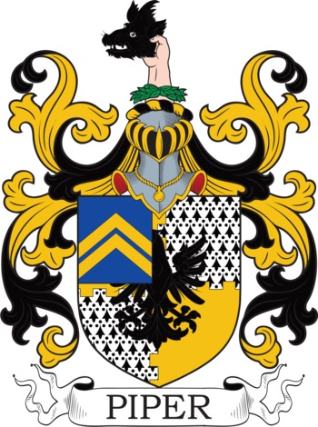 PIPER family crest PIPER family crest