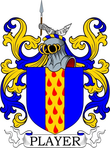 PLAYER family crest PLAYER family crest
