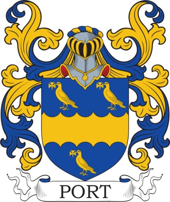 PORT family crest PORT family crest