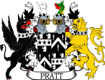 PRATT family crest PRATT family crest
