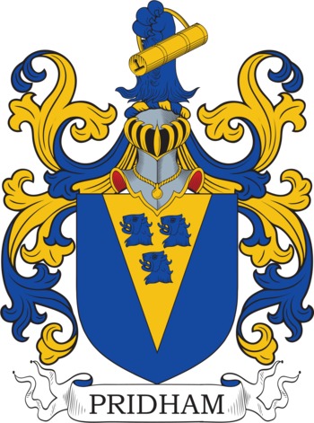 PRIDHAM family crest PRIDHAM family crest