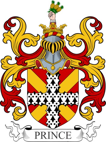 PRINCE family crest PRINCE family crest