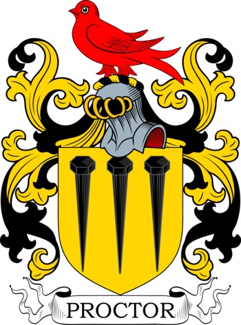 PROCTOR family crest PROCTOR family crest