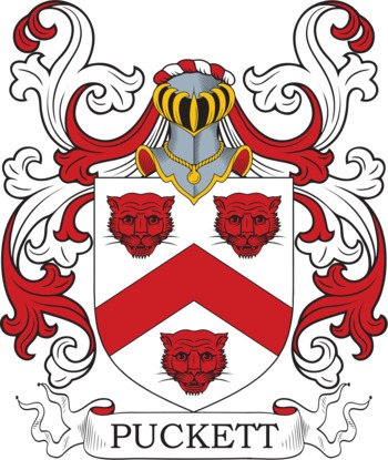 PUCKETT family crest PUCKETT family crest