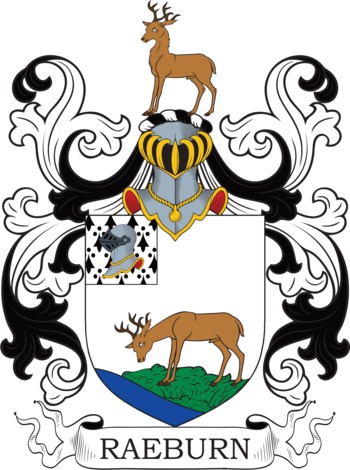RAEBURN family crest RAEBURN family crest