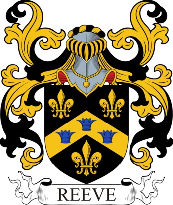 REEVE family crest REEVE family crest