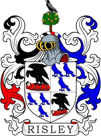 RISLEY family crest RISLEY family crest