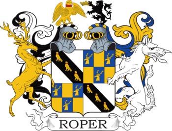 ROPER family crest ROPER family crest