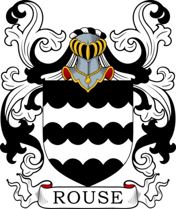 ROUSE family crest ROUSE family crest