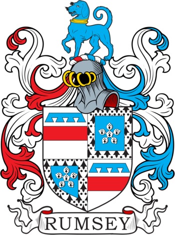 RUMSEY family crest RUMSEY family crest