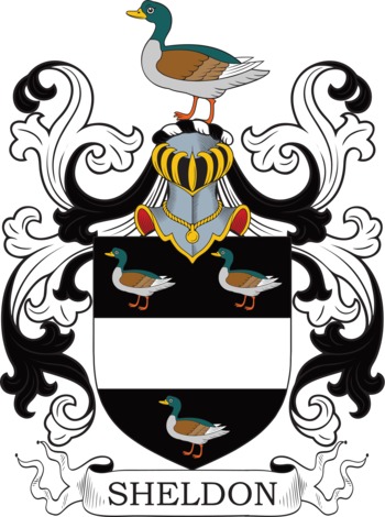 SHELDON family crest SHELDON family crest