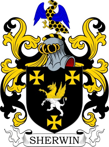 SHERWIN family crest SHERWIN family crest
