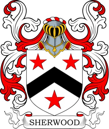 SHERWOOD family crest SHERWOOD family crest
