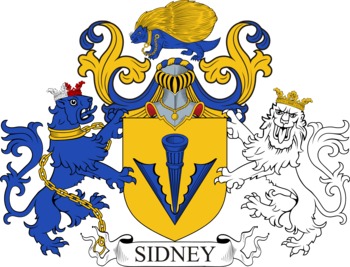 SIDNEY family crest SIDNEY family crest
