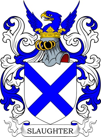 SLAUGHTER family crest SLAUGHTER family crest