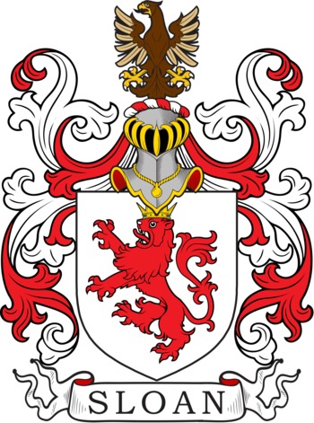 SLOAN family crest SLOAN family crest