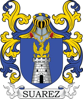 SUAREZ family crest SUAREZ family crest