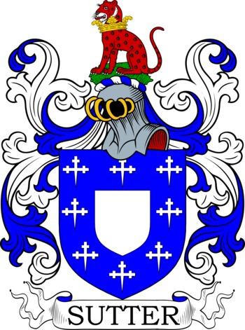 SUTTER family crest SUTTER family crest