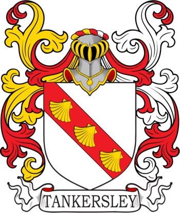 TANKERSLEY family crest TANKERSLEY family crest