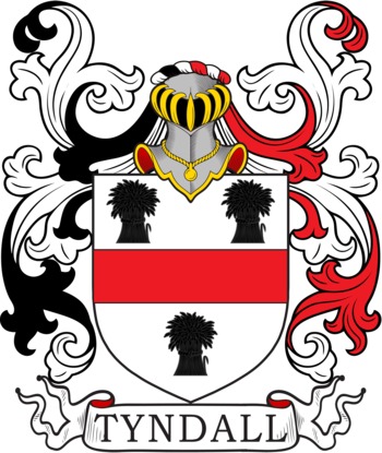 TYNDALL family crest TYNDALL family crest