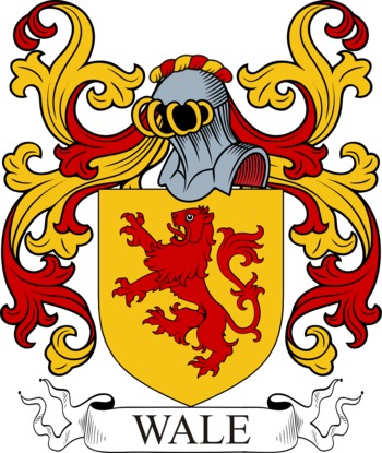 WALE family crest WALE family crest