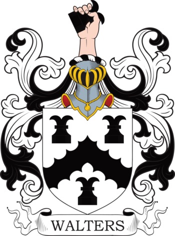 WALTERS family crest WALTERS family crest
