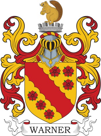 WARNER family crest WARNER family crest