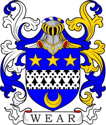 WEAR family crest WEAR family crest