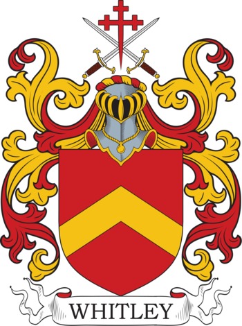 WHITLEY family crest WHITLEY family crest