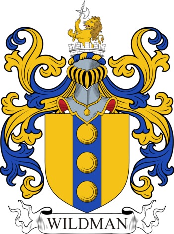 WILDMAN family crest WILDMAN family crest