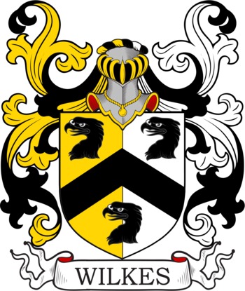 WILKES family crest WILKES family crest