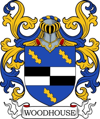 WOODHOUSE family crest WOODHOUSE family crest