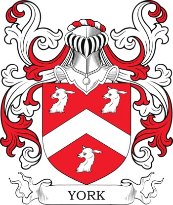 YORK family crest YORK family crest