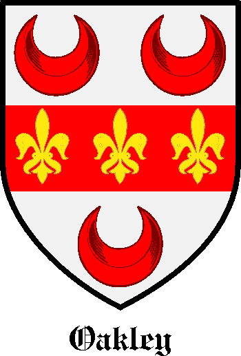 OAKLEY family crest OAKLEY family crest