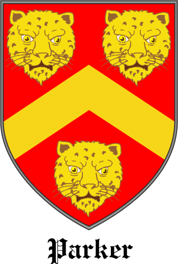 PARKER family crest PARKER family crest