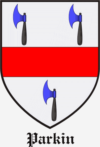 PARKIN family crest PARKIN family crest