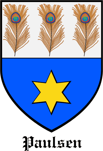 PAULSEN family crest PAULSEN family crest