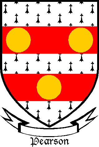 PEARSON family crest PEARSON family crest