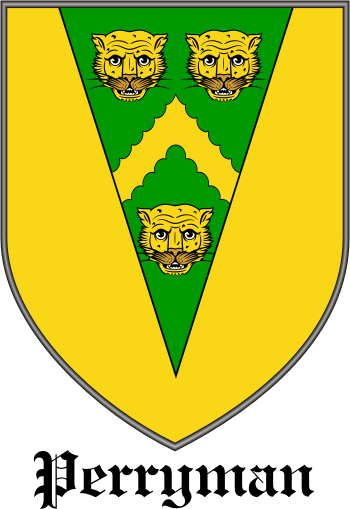 PERRYMAN family crest PERRYMAN family crest