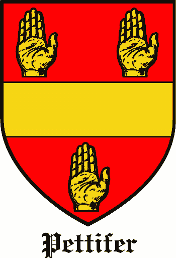 PETTIFER family crest PETTIFER family crest