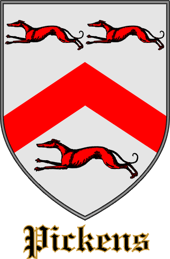 PICKENS family crest PICKENS family crest
