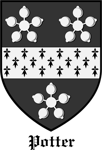POTTER family crest POTTER family crest