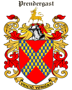 PRENDERGAST family crest PRENDERGAST family crest