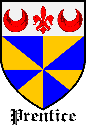 PRENTICE family crest PRENTICE family crest