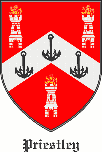 PRIESTLEY family crest PRIESTLEY family crest