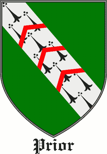 PRIOR family crest PRIOR family crest